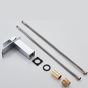 Phòng tắm hiện đại sang trọng thép không gỉ duy nhất xử lý lỗ chìm nóng và lạnh nước Mixer tap Thác chậu rửa lưu vực vòi nước - Product Image 5