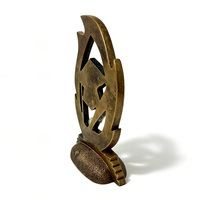 Trophée en résine personnalisé, moderne et durable, pour concours scolaires, avec gravure sculptée à la main