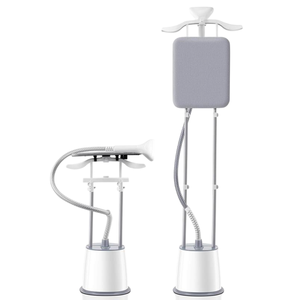 Défroisseur vapeur 2-en-1 avec planche à repasser, vapeur puissante, grand réservoir d'eau, double barre, défroisseur vertical pour usage domestique - Product Image 2