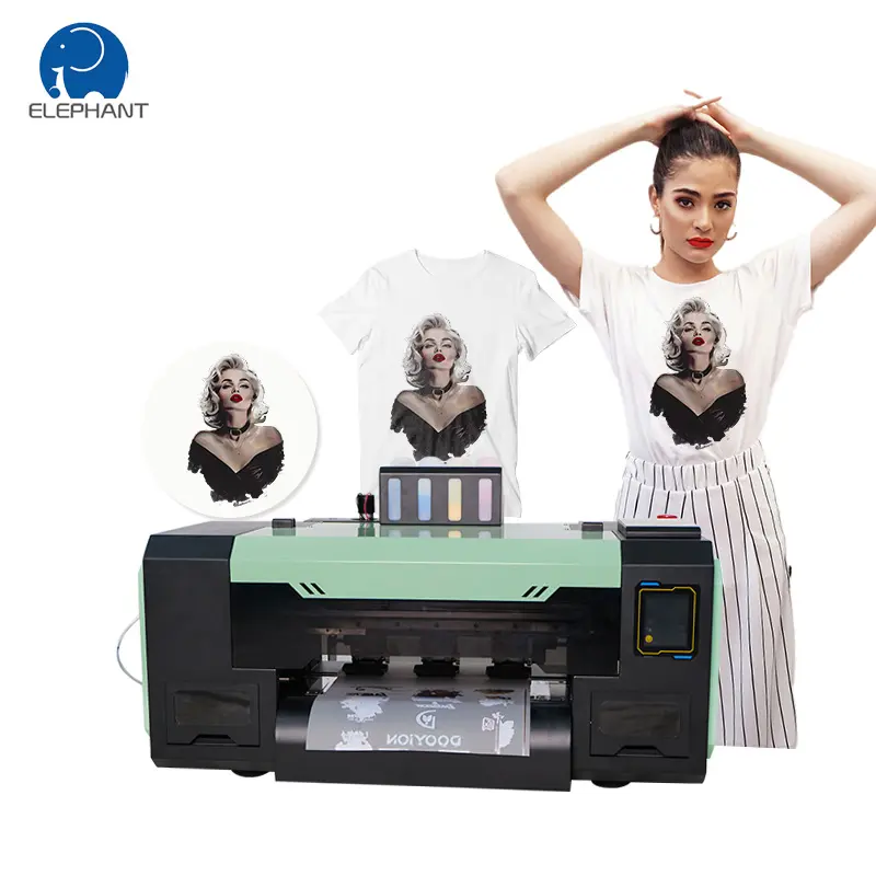 Impresora DTF xp600 i1600 de doble cabezal A3, camiseta multifuncional de inyección de tinta, máquina de impresión de algodón de lana de seda, impresora DTF