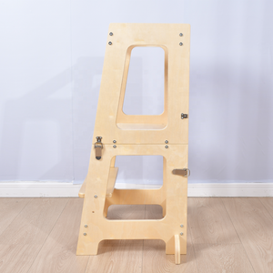 Taburete Plegable Multifuncional Moderno <span class=keywords><strong>de</strong></span> Madera Maciza <span class=keywords><strong>para</strong></span> <span class=keywords><strong>Cocina</strong></span>, Sala <span class=keywords><strong>de</strong></span> Estar y <span class=keywords><strong>Ayudante</strong></span> <span class=keywords><strong>de</strong></span> Aprendizaje <span class=keywords><strong>para</strong></span> Niños y Asistente <span class=keywords><strong>para</strong></span> Bebés - Product Image 4