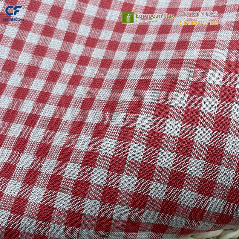 Carreaux rouge et blanc