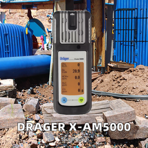 Germany Drager X-am5000 Portable Digital LCD Display Handheld Compound Gas Analyzer Rechargeable Lithium-Ion Battery 1 Year - Product Image 4