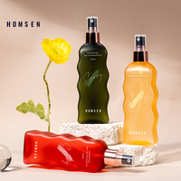 Botol Semprot Parfum Bentuk Persegi Khusus 150ml dengan Sablon Sutra dan Stempel Emas Botol Lotion & Serum Perawatan Kulit