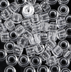 <span class=keywords><strong>Perles</strong></span> pour cheveux pour filles et enfants, 6 mm * 9 mm, 500 g par sac, pour <span class=keywords><strong>tresses</strong></span>, accessoires, <span class=keywords><strong>perles</strong></span> à gros trous pour <span class=keywords><strong>tresses</strong></span>, couleur transparente - Product Image 2