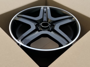 Llantas de ruedas MN forjadas personalizadas para Mercedes para Benz <span class=keywords><strong>Maybach</strong></span> <span class=keywords><strong>Clase</strong></span> <span class=keywords><strong>G</strong></span> 6x6 Diseño de cinco radios - Product Image 4