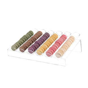 <span class=keywords><strong>Présentoir</strong></span> acrylique de <span class=keywords><strong>macaron</strong></span> de niveau du contemporain 6 pour la boulangerie de magasin <span class=keywords><strong>Présentoir</strong></span> acrylique de biscuit de cylindre - Product Image 1