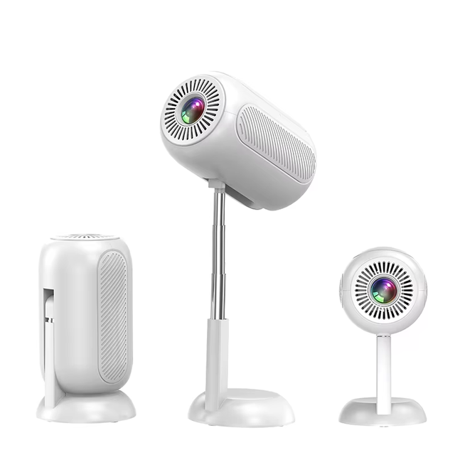 Ts-6 Integrated Lift Projector Focus Laser Screen Presentation Equipments 1200 Lumens 4k 720p Home Theater Smart Mini Projector
