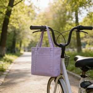 Bolso de Mano de Lona Retro para Mujer, Gran Capacidad, Bolso de Hombro Informal para Uso Diario, Bolso de Compras - Product Image 4