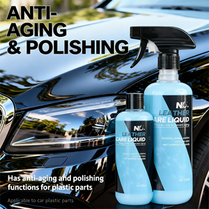Nettoyant et revitalisant pour cuir de voiture NC, kit d'entretien intérieur, multi-usages, concentré, pH neutre, faible odeur, sans rinçage, sans résidus, 3Y - Product Image 1