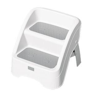 Childrens Step <b>Stool</b> Foldable Non Slip PP Material <b>For</b> <b>Bathroom</b> Wash Face Brush Teeth <b>Stool</b> With Yellow Grip Surface - Product Image 2