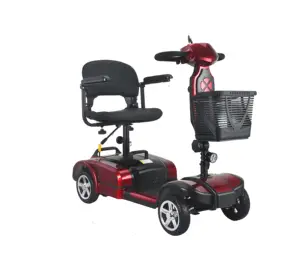 250W Delta gidon seyahat Scooter 4 tekerlekli elektrikli Scooter yaşlı hareketlilik Scooter