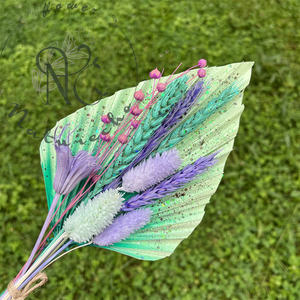 Decoración de pastel de cumpleaños, herramientas de decoración de pasteles, soporte de pastel, ramo de flores secas naturales, adornos para magdalenas, novedad - Product Image 5