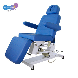 Elektrische Kosmetikliege mit 1 Motor für Salons, mit Metallrahmen, Spa-Massagetisch, Medizinische Behandlungsliege, Elektrisch, in Weiß oder Blau - Product Image 2