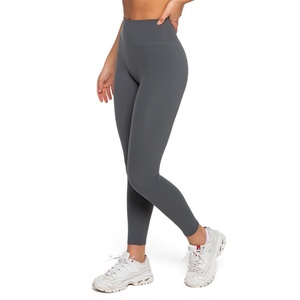Leggings Deportivos al Por Mayor con Logotipo Personalizado, Cintura Alta, Tejido de Nailon y Spandex, Elásticos en 4 Direcciones, Secado Rápido, para Gimnasio, Fitness y Yoga - Product Image 2