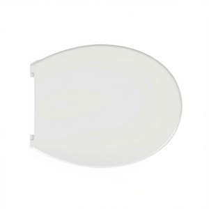 Siège de toilette thermoformé blanc, forme ovale, taille standard - Product Image 3