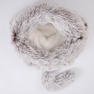 Katzen schlafsack Katzen bett Höhlen nest Pet Cuddle Zone Covered Hide Hood Burrow ing Gemütlicher, weicher, haltbarer, wasch barer, rutsch fester Boden - Product Image 4