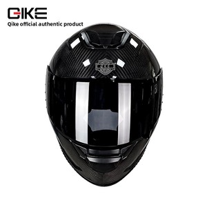 หมวกกันน็อคคาร์บอนไฟเบอร์ Qike รุ่นใหม่ น้ำหนักเบาพิเศษ ได้รับการรับรองมาตรฐาน ECE ดีไซน์เฉพาะตัว ใช้ได้ทุกฤดู แบบเต็มใบ สำหรับใช้งานทั่วไป - Product Image 4