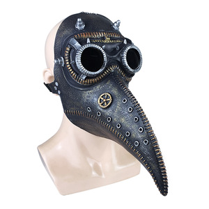 2025 New Style Medieval Steampunk <strong>Plague</strong> <strong>Doctor</strong> Elephant Latex Full Face <strong>Masks</strong> Beak Adult Halloween Event Cosplay 2 Color <strong>Mask</strong> - Product Image 4