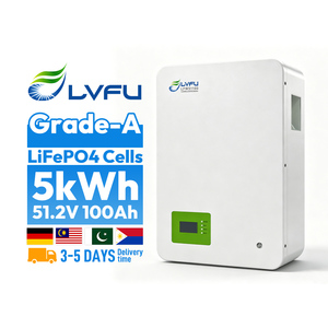 Batería de litio LVFU EU/MY/PK/ID/PH en stock, Powerwall de 20 kWh, 51.2V, 5 kWh, 10 kWh, batería lifepo4 de 48V - Product Image 1
