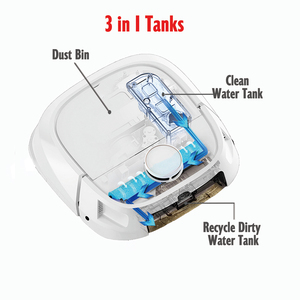 <span class=keywords><strong>Robot</strong></span> <span class=keywords><strong>Aspirapolvere</strong></span> Intelligente Macchina per la Pulizia dei Pavimenti con Lavaggio Automatizzato e Sollevamento del Panno - Product Image 1