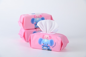 Usine OEM personnalise 80 lingettes nettoyantes pour bébé antibactériennes, organiques, biodégradables et lavables, fabriquées à partir d'eau pure - Product Image 3