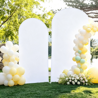 Support de bannière pop-up personnalisé en tissu tendu pour décorations de fête d'anniversaire, de baby shower ou d'anniversaire de mariage
