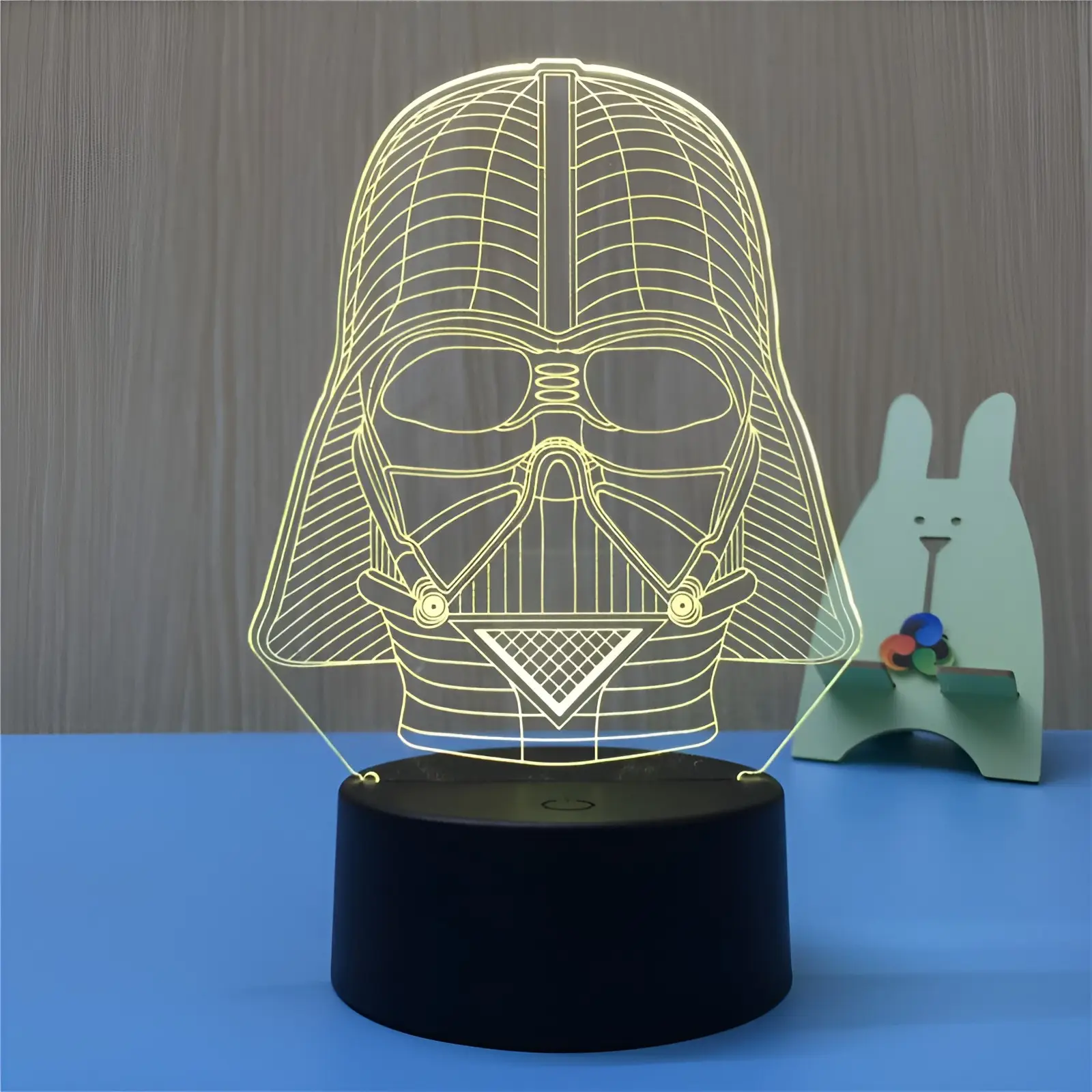 Prodotti popolari 3D Illusion Anakin Skywalker Night Light LED Night Light Lamp luce notturna acrilica