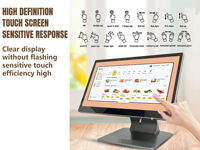15.6inch Touch Dual Screen Cashier Machine All in One Pos System Cash Register Terminal SDK Software Retail Point of Sale System