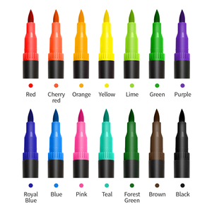 2025 New Arrival Factory Wholesale <strong>Food</strong> <strong>Coloring</strong> <strong>Marker</strong> Pens Dual Sided <strong>Edible</strong> Pen Child-friendly for Cake Decorating DIY Baking - Product Image 2