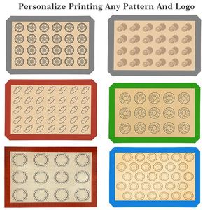 Manufacturer Custom Logo Non-Slip <b>Silicone</b> Pastry <b>Baking</b> Maker Mat Silicon Roti Making Mat - Product Image 2