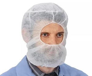 Gorros Desechables Transpirables <span class=keywords><strong>de</strong></span> Polipropileno No Tejido, Gorros Tipo Balaclava, Cubrecabezas, Gorro Ninja, Gorro Espacial - Product Image 5