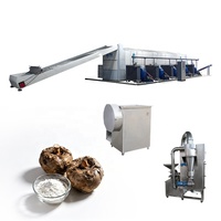 Fabrieksleverancier Konjac Poeder Verwerkingslijn Automatische Konjac Droogapparatuur Automatische Porang Konjac Chips Droogmachine