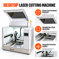 Nouvelle machine de découpe laser à fibre compacte de bureau 1200W 1500W 2000W pour la découpe d'acier inoxydable, d'aluminium et de tôles métalliques
