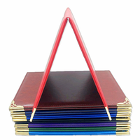 Protège-diplôme en cuir PU vierge format A4 avec logo personnalisé, impression or ou argent, porte-certificat A5 pour l'école