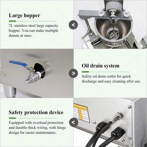 Freidora Maquina Para <span class=keywords><strong>De</strong></span> Hacer Masa Mini Donas 120mm Profesional Grandes Electrica - Product Image 6