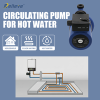Pompe de surpression d'eau chaude silencieuse et portable pour usage domestique