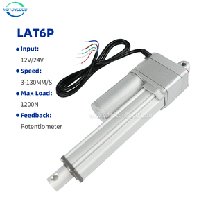 Attuatore Lineare per Casa Intelligente ed Elettrodomestici, Motore DC 12V/24V, Corsa 50/100mm, Forza 1200N, 4000 Giri/min, Impermeabile IP65, Efficienza IE4 - Product Image 1