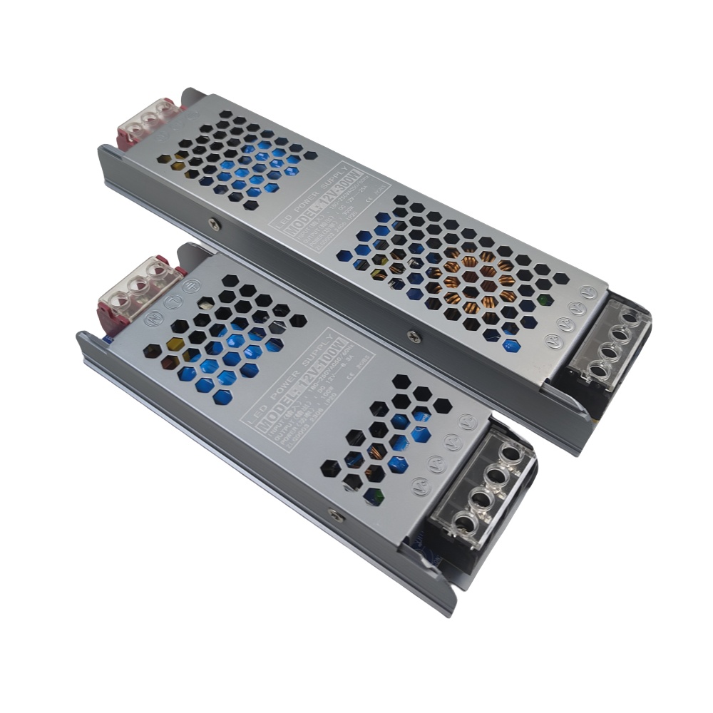 DC12v 24v источник питания постоянного напряжения 60w 100w 200w 300w Светодиодный драйвер