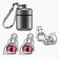 Bouchons d'oreilles réutilisables haute fidélité pour concerts, protection auditive anti-bruit pour musiciens, DJ, fêtes, bars, motos