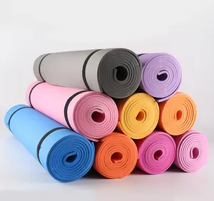 FDM Tapis de yoga écologiques durables et antidérapants en EVA avec impression personnalisée de haute qualité Ensemble de tapis de yoga ronds