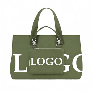 Bolsos Tote de Jacquard para Mujer, con Impresión de Logotipo Personalizado, Bolsos de Compras Tejidos con Asas Dobles - Product Image 4