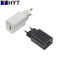 Adaptateur d'alimentation secteur CE ETL FCC RoHS PSE AC DC 5V 1A 2A Chargeur mural USB