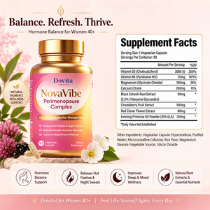 Soy Isoflavones <b>Menopause</b> Support Capsules Natural Herbal Extract Formula for Women Private Label Wholesale Bulk B2B Factory - Product Image 2