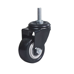 1,5 2 2,5 Zoll Ersatz schwarz Gummi Möbel gießer leichte Rolle mit Bremse - Product Image 6