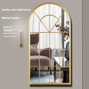 Luce di lusso moderno soggiorno in ferro decorazione a <span class=keywords><strong>specchio</strong></span> in metallo <span class=keywords><strong>ingresso</strong></span> corridoio pendente <span class=keywords><strong>specchio</strong></span> sfondo appeso alla parete - Product Image 4