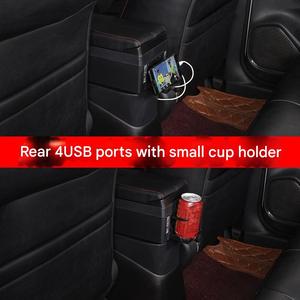 Accoudoir de siège de voiture <span class=keywords><strong>Peugeot</strong></span> <span class=keywords><strong>208</strong></span> <span class=keywords><strong>2019</strong></span>, boîte de rangement, console centrale avant, porte-gobelet pour accoudoir central de voiture - Product Image 4