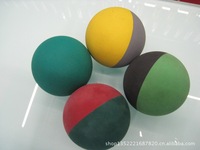 Balle de racquetball/squash en caoutchouc de 6 cm/2,36 pouces pour l'entraînement et la pratique du racquetball, couleurs assorties