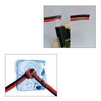 Cable de Silicona Paralelo de 2 Núcleos Rojo y Negro 14awg 16awg 18awg 20awg 22awg 24awg 26awg 28awg para Energía Solar
