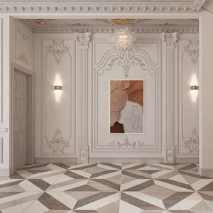 N3340-1W Trung Quốc nhà máy nửa vòng PU cột đầu và bài sang trọng pháp phong cách giá rẻ giá - Product Image 6